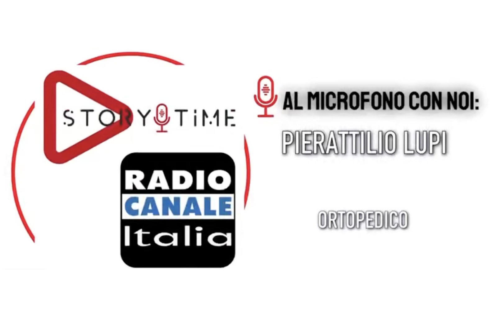 Story time — Radio Canale Italia, intervista al Dott. Pierattilio Lupi